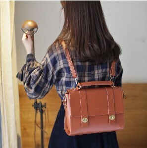 Classy Women PU Leather Student Bag