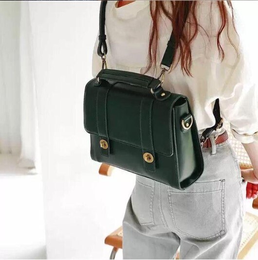 Classy Women PU Leather Student Bag