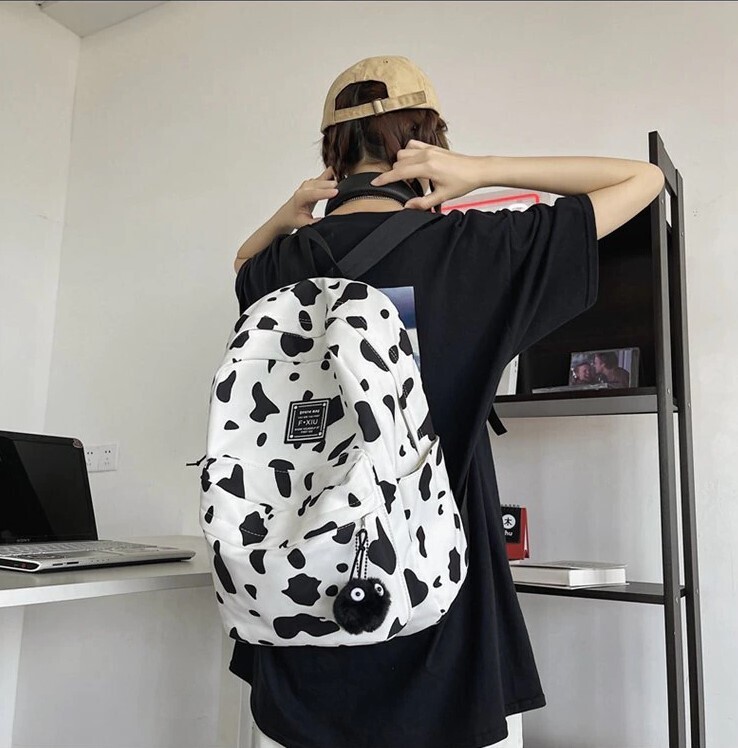 Leopard Pattern School Bag Travel Backpacks