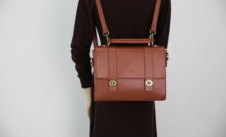 Classy Women PU Leather Student Bag