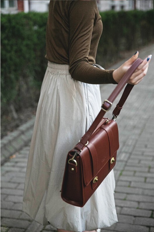 Classy Women PU Leather Student Bag