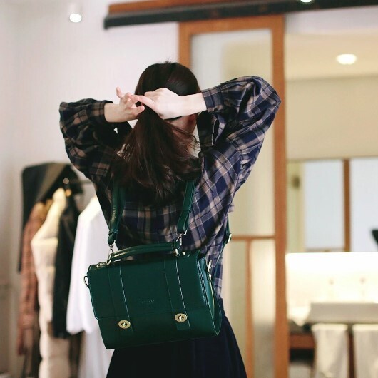 Classy Women PU Leather Student Bag