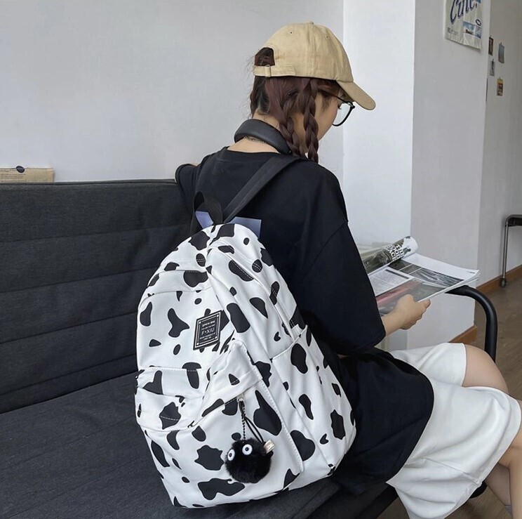 Leopard Pattern School Bag Travel Backpacks