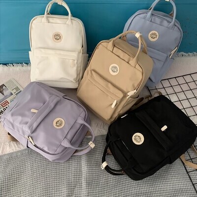 Retro Large Capacity School Bag Backpack