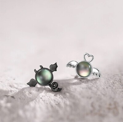 Cute Angel and Devil Stud Earrings
