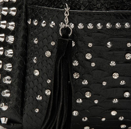 Stylish Large Capacity Rivet Women Tote Bag