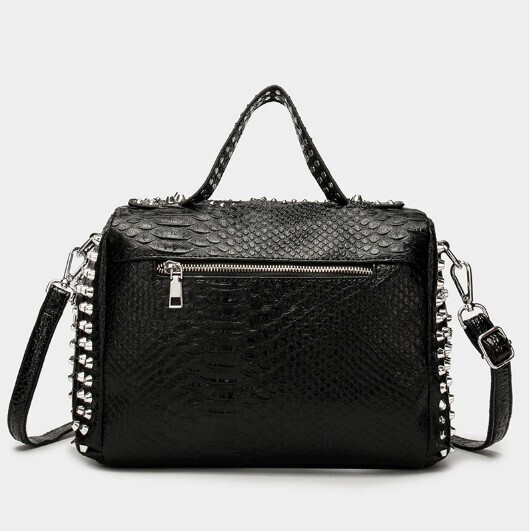 Stylish Large Capacity Rivet Women Tote Bag