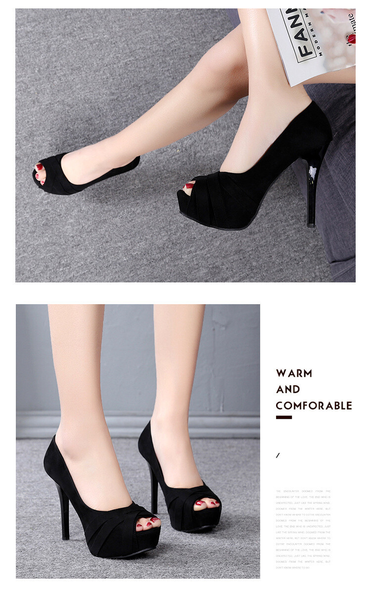 Peep toe High Heels Platform Sandals