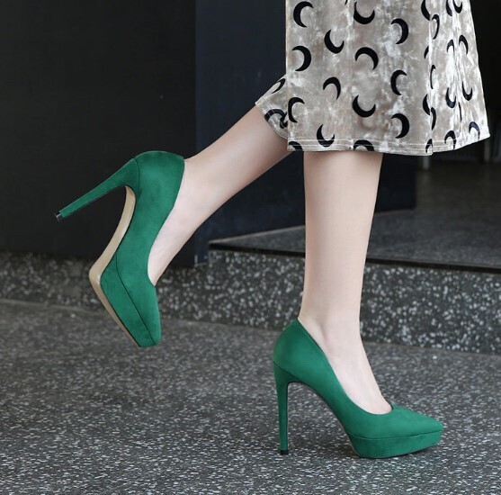 Pointed Toe Stylish Multi Color High heels Shoes