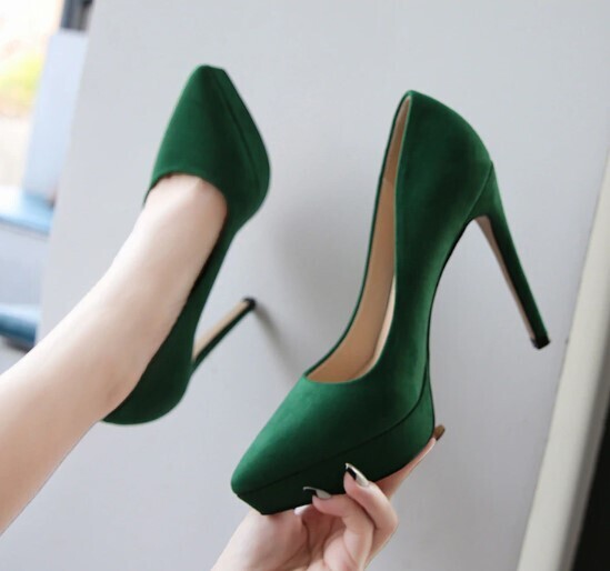 Pointed Toe Stylish Multi Color High heels Shoes