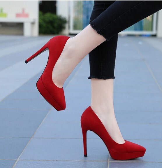 Pointed Toe Stylish Multi Color High heels Shoes