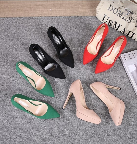 Pointed Toe Stylish Multi Color High heels Shoes