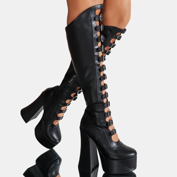 Gothic Punk Platfrom High Heels Shoes