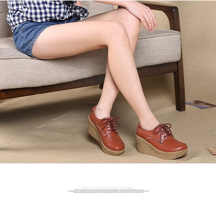 Casual Loafers Genuine Leather Oxford Shoes