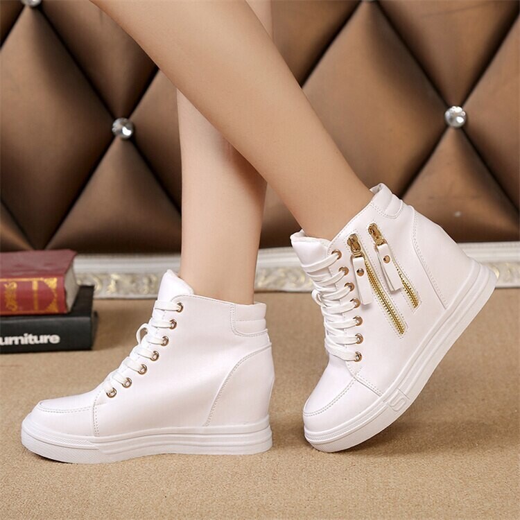 Women Wedge Platform Sneakers