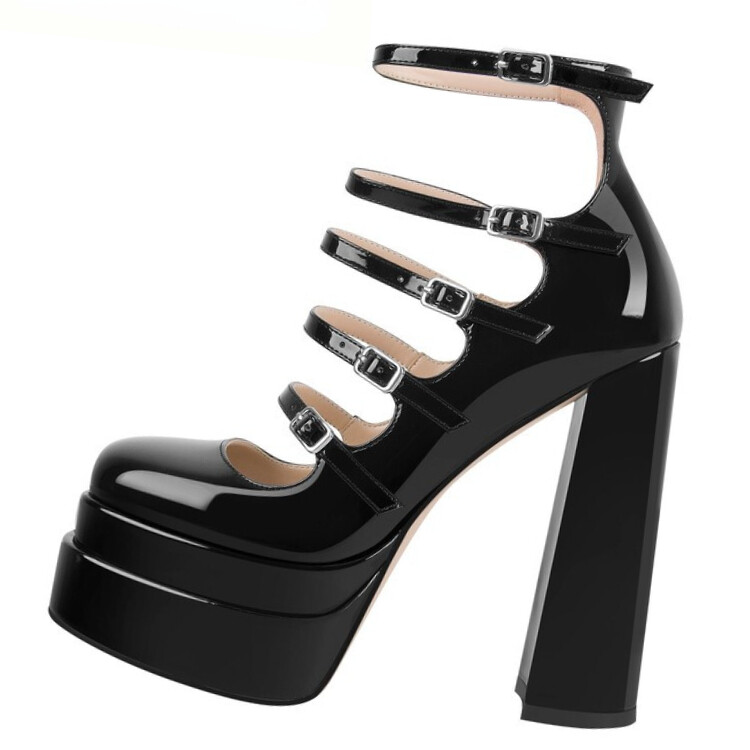 Casual High Heels Sexy Thick Sole Gothic Shoes