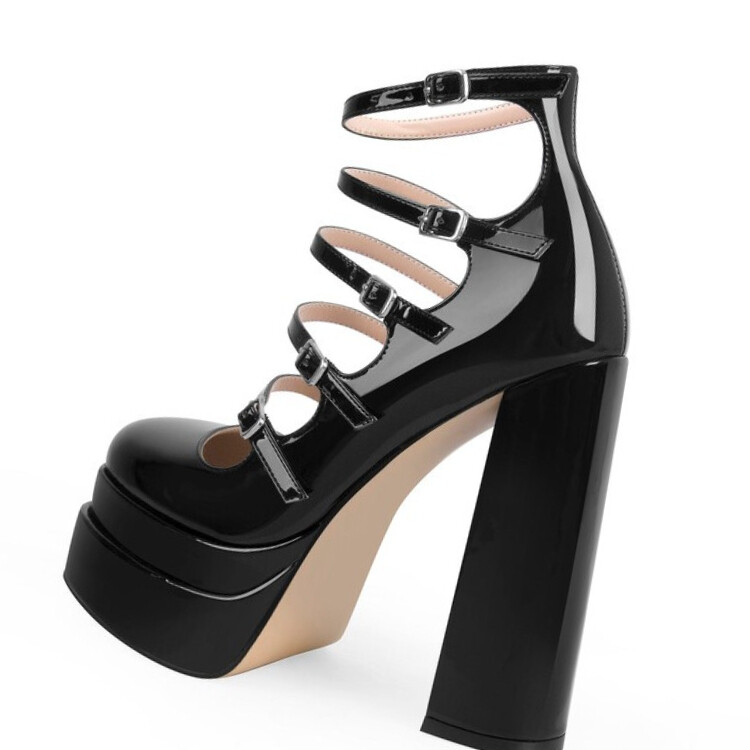 Casual High Heels Sexy Thick Sole Gothic Shoes