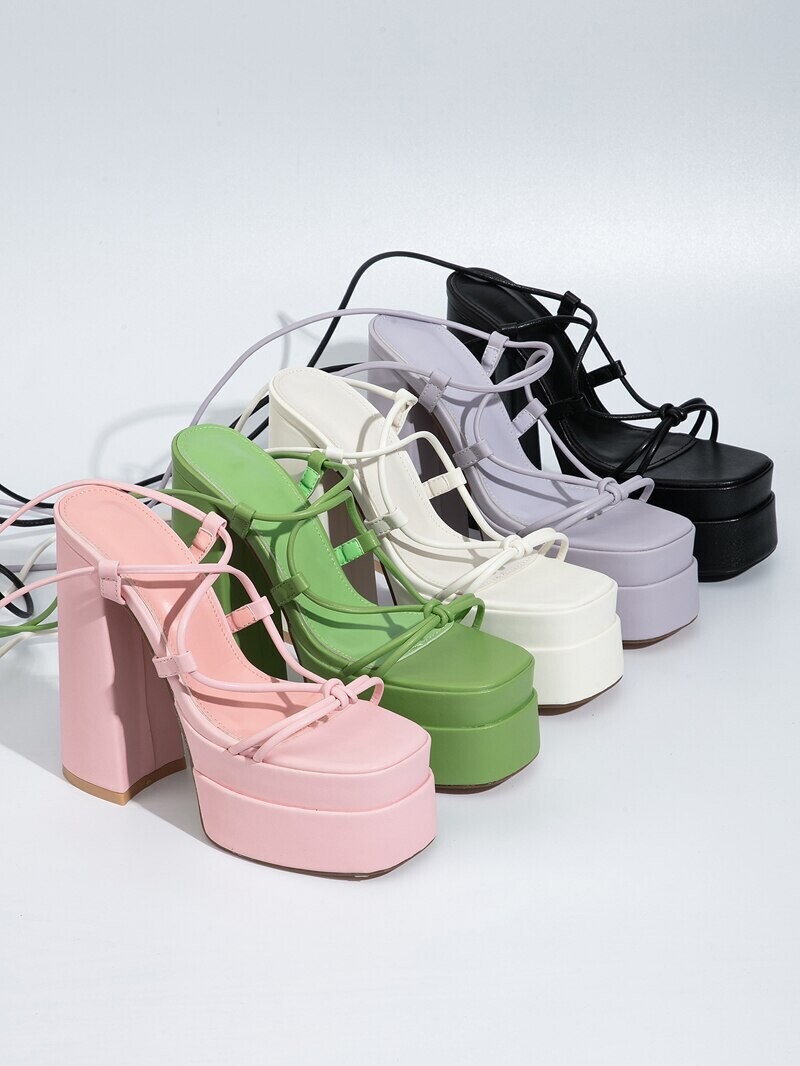Beautiful Strappy Platform Sandals