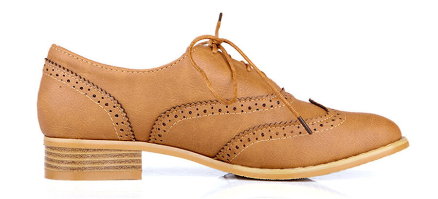 Chic Vintage Retro Style Oxford Shoes
