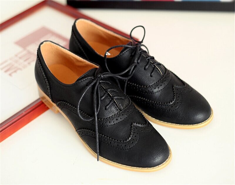 Chic Vintage Retro Style Oxford Shoes