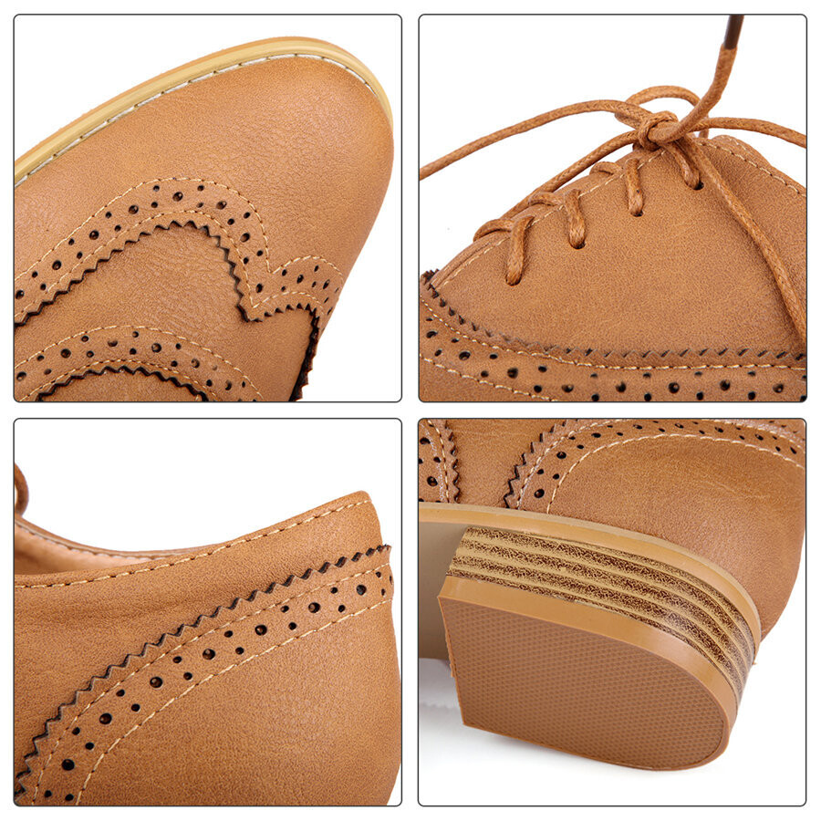 Chic Vintage Retro Style Oxford Shoes