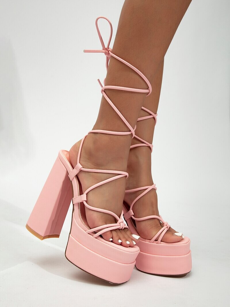 Beautiful Strappy Platform Sandals