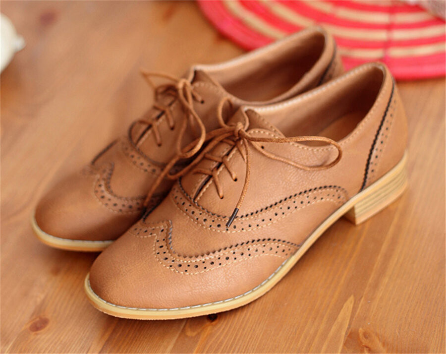 Chic Vintage Retro Style Oxford Shoes