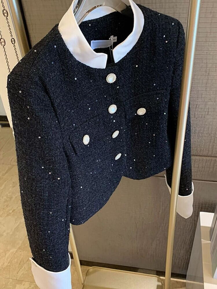 Beautiful Vintage Style Tweed Jacket Coat