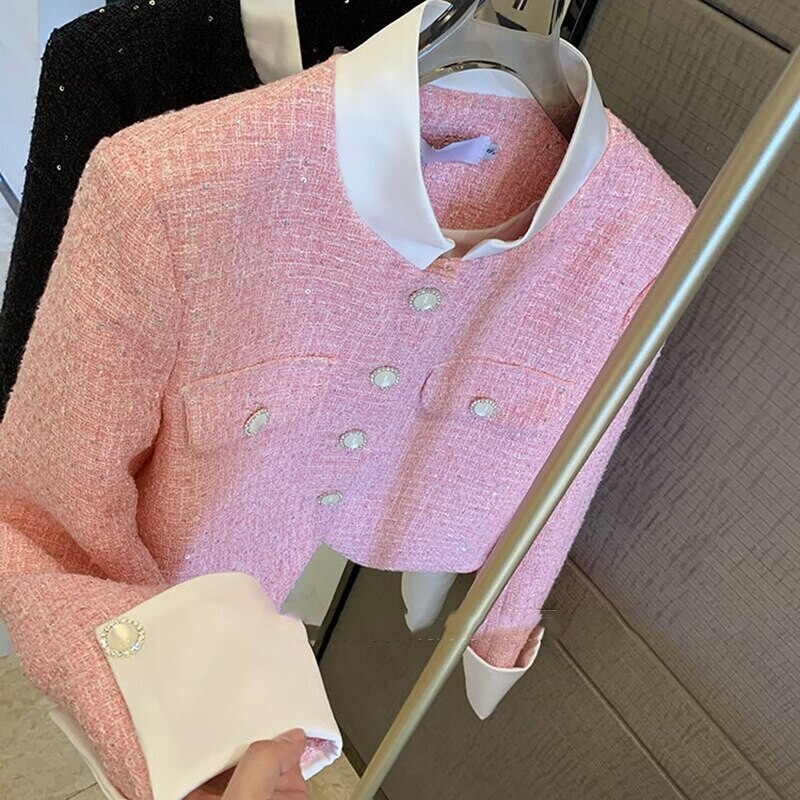 Beautiful Vintage Style Tweed Jacket Coat