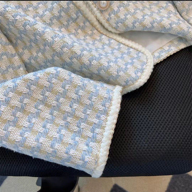 High Quality French Vintage Tweed Jacket Coat