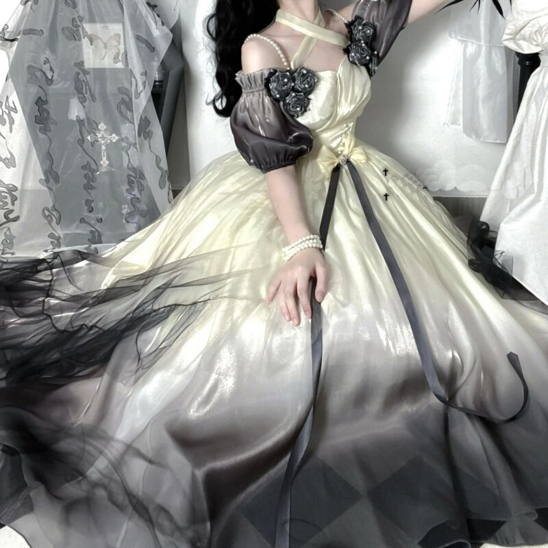 Victorian Vintage Gothic Lolita Dress