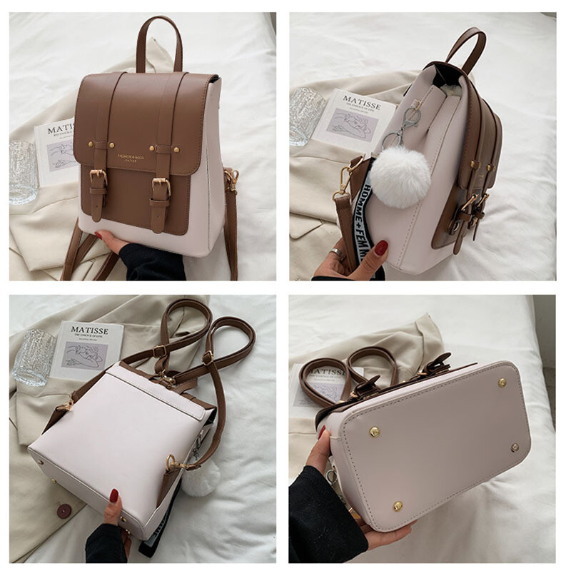 High Quality Women&#39;s Leather Backpack