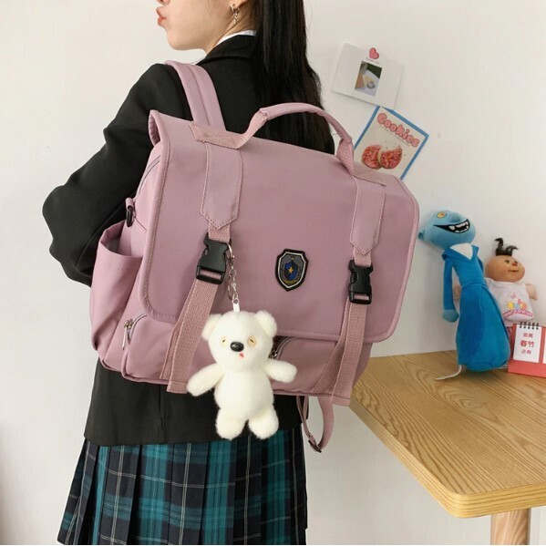 High Quality Japan Style Big Size JK Student Backpack