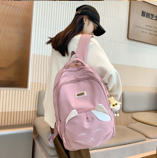 Cute Cat Pattern Waterproof Backpacks