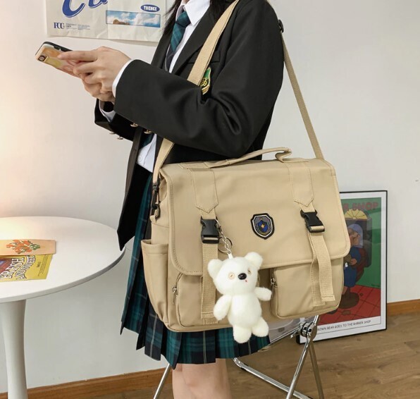 High Quality Japan Style Big Size JK Student Backpack