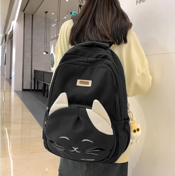 Cute Cat Pattern Waterproof Backpacks