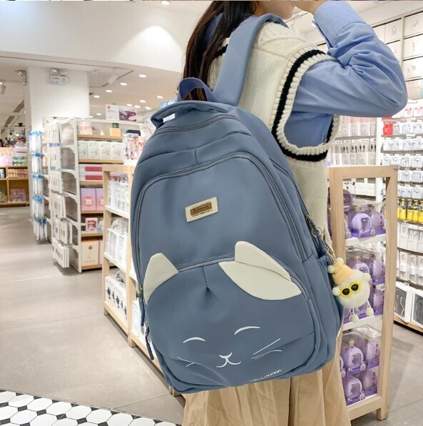 Cute Cat Pattern Waterproof Backpacks