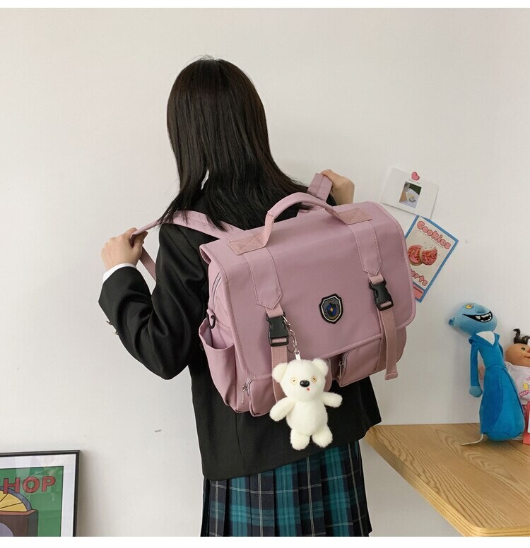 High Quality Japan Style Big Size JK Student Backpack