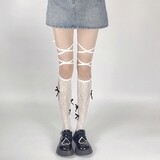 Sweet Bow Tie Lace JK Socks Stocking