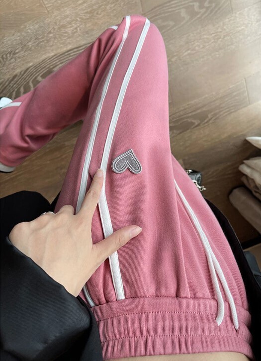 Streetwear Women Striped Y2K Sweatpants