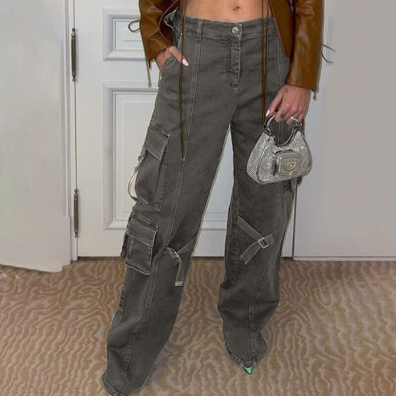 Y2k Aesthetic Vintage Pink Cargo Pants
