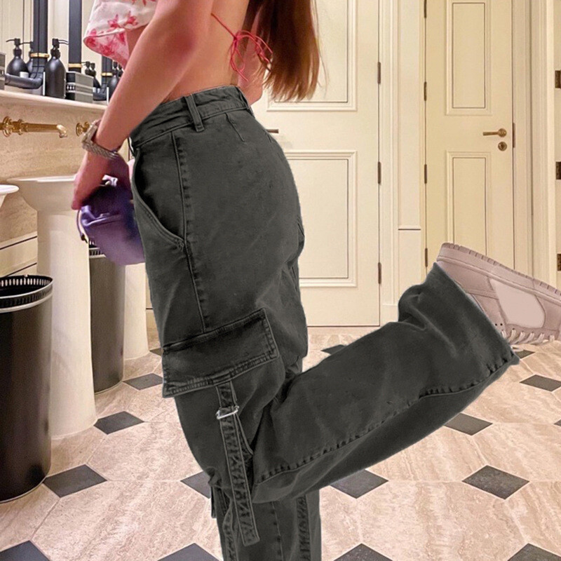 Y2k Aesthetic Vintage Pink Cargo Pants