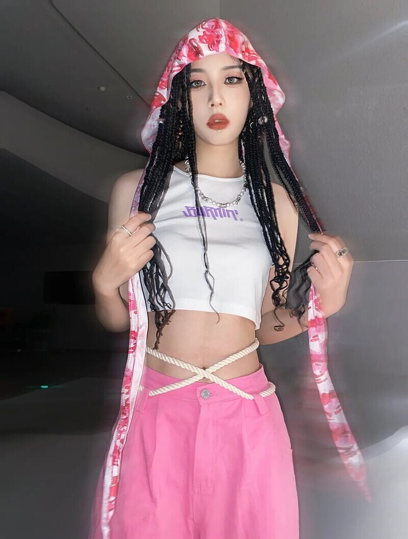 High-Waist Drawstring Y2k Baggy Pants
