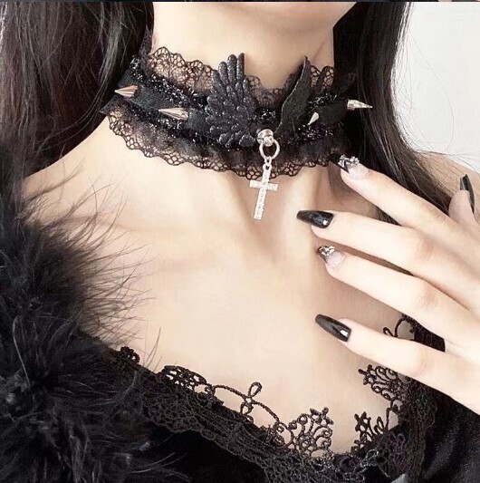 Y2k Harajuku Angel Wings Necklace