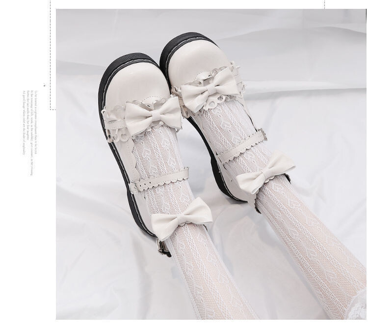 Japanese Kawaii Lolita Uniform Bow Shoes