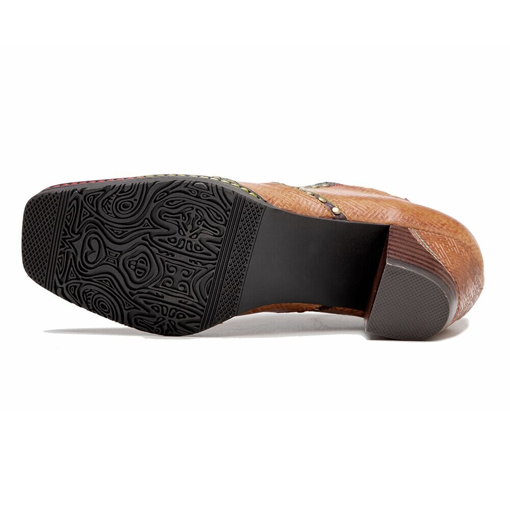Lace up Leather Women Oxford Shoes