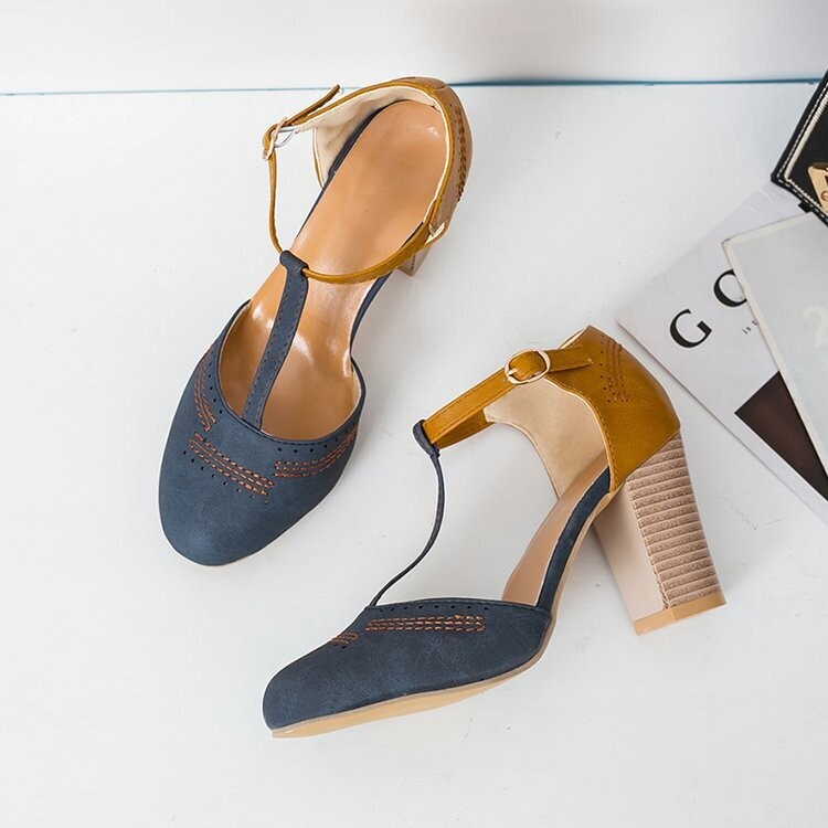 Casual Vintage Retro Style  Platform Sandals