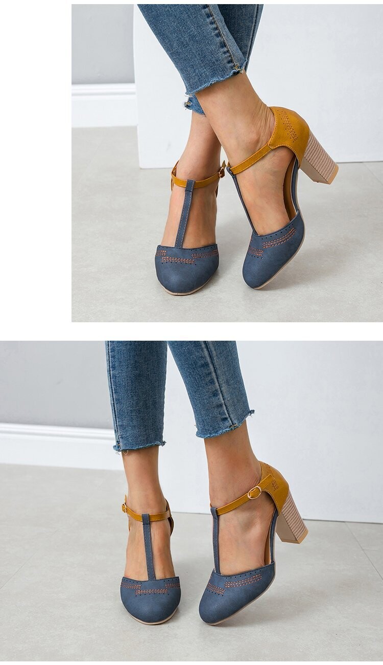 Casual Vintage Retro Style  Platform Sandals