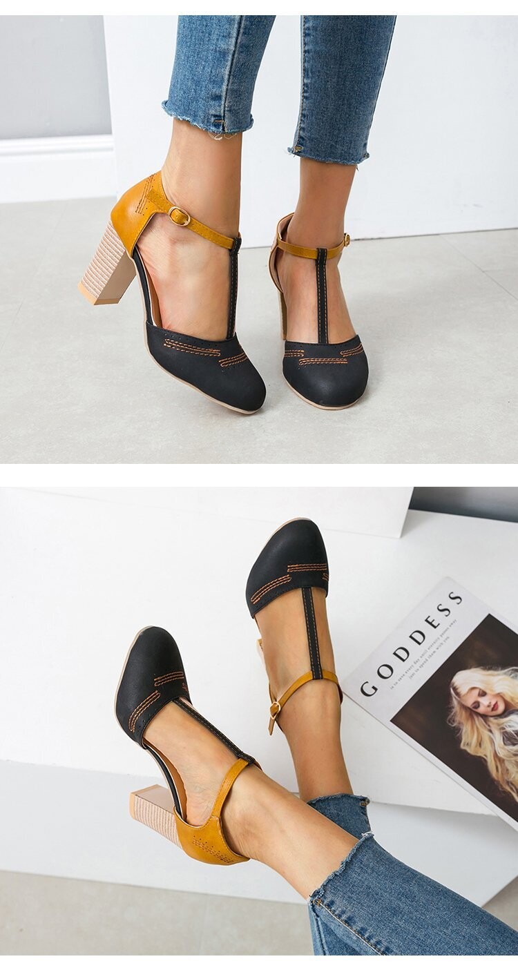 Casual Vintage Retro Style  Platform Sandals