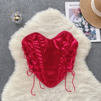 Sexy Bustier Bandage Tube Top